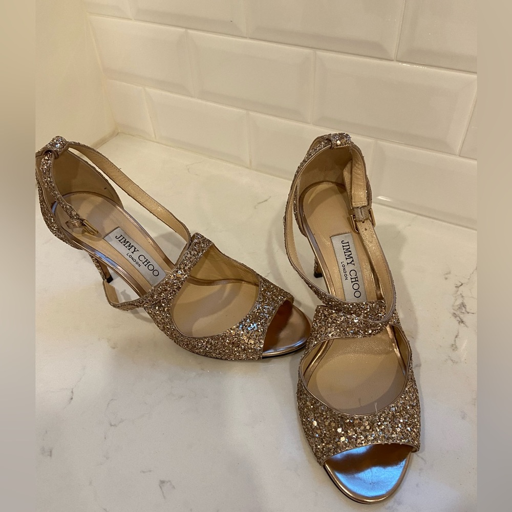 Authentic Jimmy Choo sandals. Size 38.5.